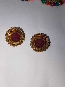 Boho Multicolor Beaded Jhumka Earrings