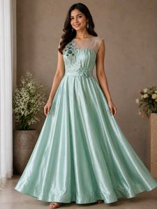 Elegant Mint Green Gown