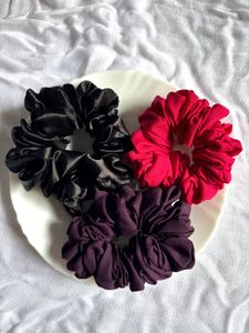 Set of 3 NEW LARGE Scrunchies