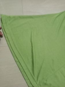 Pista Green Silk Peticot Heavy Material