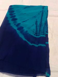 Blue &amp; Teal Tie-Dye  cut piece