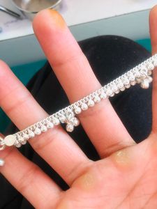 Pure Silver Kids Payal (wt:-20.300g)