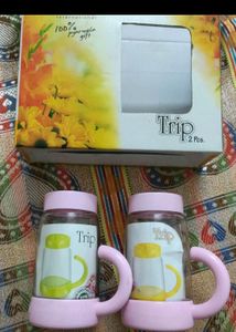 Pink Sippy Cups - Set of 2