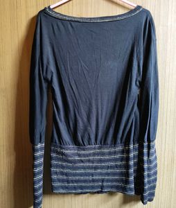 Sparkling Bow Embellished Top