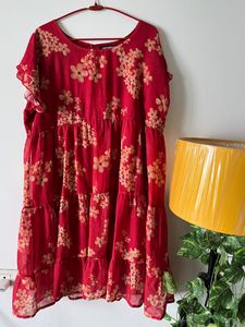 Knee Length Loose Dress