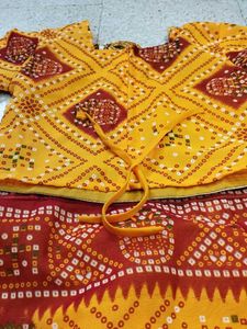 Chundri print Lehenga Choli