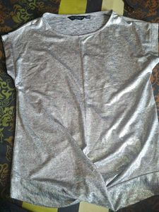 Sparkly Twist-Front Top