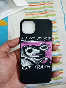 iPhone 13 Raccoon Black Case