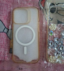 2 Sparkling Bling iPhone 16 pro Case