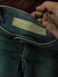 thrifted korean y2k vintage wash jeans
