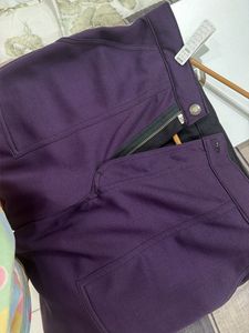 Purple Bell Bottom Pants