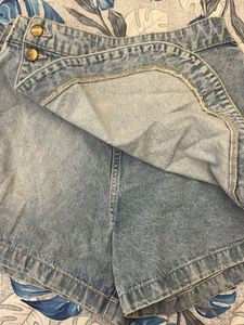 Denim Skort - Trendy &amp; Unique!