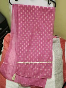 Dupatta pink floral