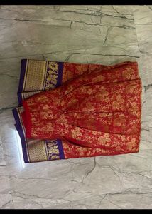 ⚡️⚡️ Golden Red Pattu Parikini