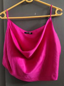 Vibrant Pink Spaghetti Strap Top
