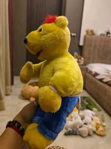 Vintage Yellow Bear Plush Toy