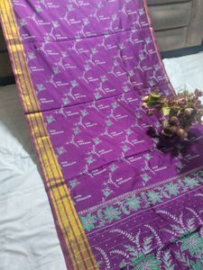 Banarasi Soft silk patta print