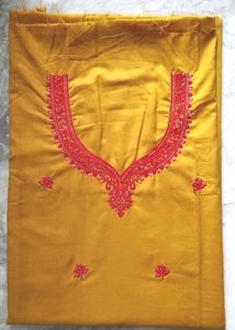 unstitched embroidery full suit piece