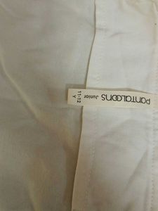 Cute White Pinafore Dress with Sequins