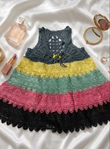 Colorful Crochet Top