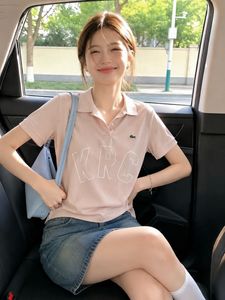 lacsote Baby pink polo shirt