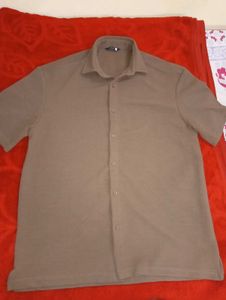 highlander brown oversized shirt