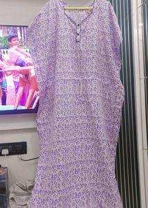 Comfortable Floral Print Nightgown