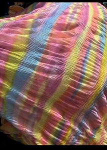 Colorful Pleated fabric