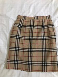 Highwaisted Checked Mini Skirt Waist 26-28
