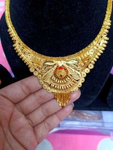 2 gram gold plated  Exquisite  Necklace a