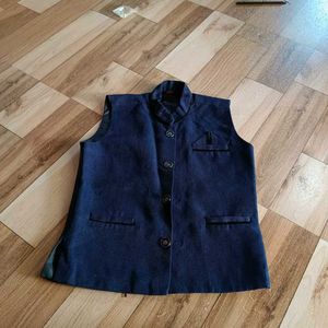 Kid's Blue Nehru Jacket