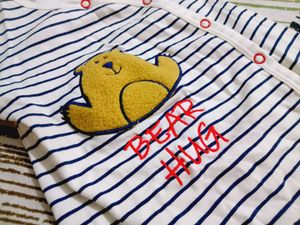 Cute Bear Hug Baby Romper