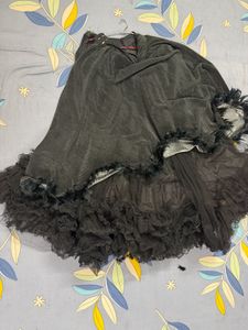 Elegant Black Embellished Gown