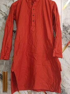 men's kurtas festival wear orenge colour