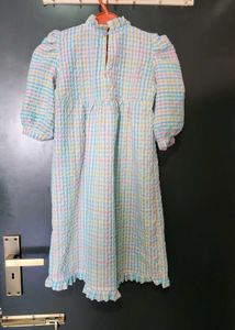 Adorable Checked Dress for Girls