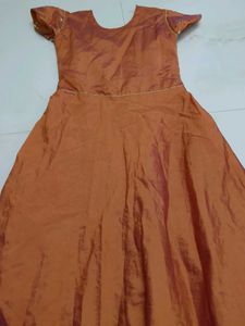 Elegant Orange Kurta Set with Dupatta