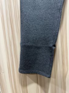 Reebok Grey Straight Fit Fleeced Track Pants