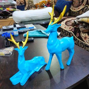 Deer Statue Showpiece Set Of 2