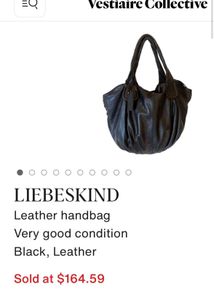 Liebeskind Black Leather Handbag