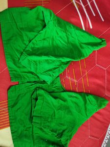 Vibrant Green Cotton Blouse