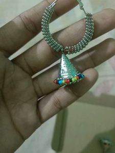 Boho Jhumka Hoop Earrings