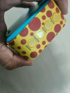 Portable Yellow Bluetooth Speaker