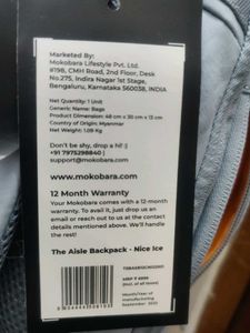 Light Blue Backpack - Sleek &amp; Functional