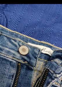Distressed Denim Hot Pants