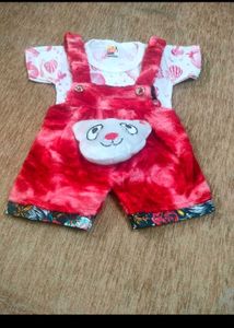 Cute Baby Overalls &amp; T-Shirt Set
