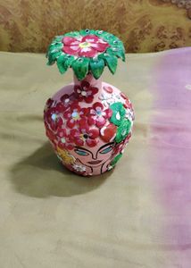 Decorative Hand-Painted Flower Vase