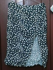 Floral Print Skirt