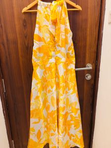 Floral Halter Maxi Dress