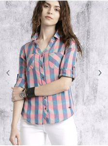 Roadster Pastel Plaid Button-Down