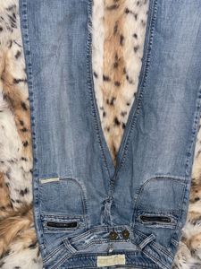 RARE Y2K low waist FREEMAN PORTER Light Wash Denim